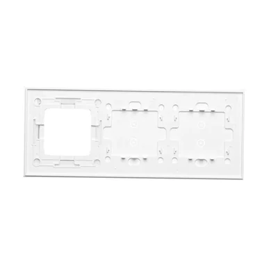 SIMON 54 TOUCH Touchpanel 3 Module 2 vertikale Touchpads + 2 vertikale Touchpads + 1 Loch für Zubehör weiß perlmutt