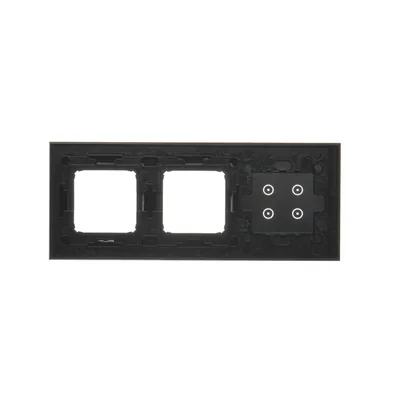 SIMON 54 TOUCH Touchpanel 3 Module 4 Touchfelder + 2 Löcher für Zubehör Mondlava