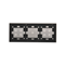 SIMON 54 TOUCH Touchpanel 3 Module 4 Touchpads + 1 Touchpad + 4 Touchpads Silbernebel
