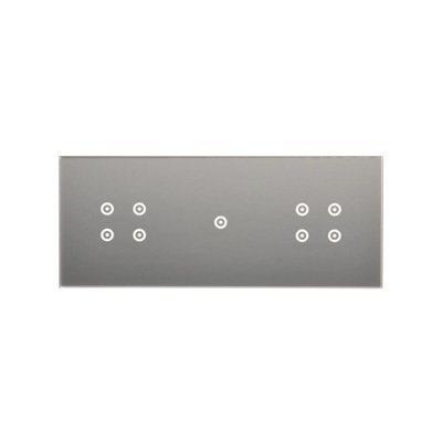 SIMON 54 TOUCH Touchpanel 3 Module 4 Touchpads + 1 Touchpad + 4 Touchpads Silbernebel