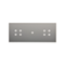 SIMON 54 TOUCH Touchpanel 3 Module 4 Touchpads + 1 Touchpad + 4 Touchpads Silbernebel