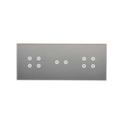 SIMON 54 TOUCH Touchpanel 3 Module 4 Touchpads + 2 horizontale Touchpads + 4 Touchpads Silbernebel