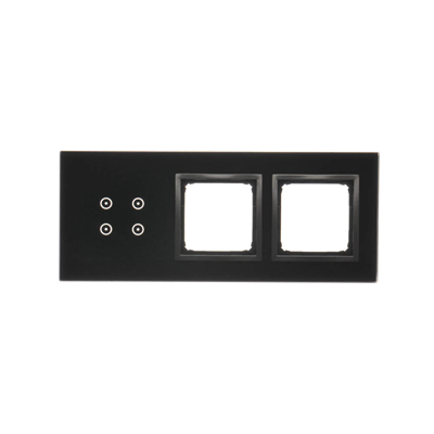 SIMON 54 TOUCH Touchpanel 3 Module 4 Touchpads + 2 Löcher für Zubehör verfestigte Lava