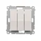 SIMON 54 Трикнопка (модуль) 10AX 250V біла