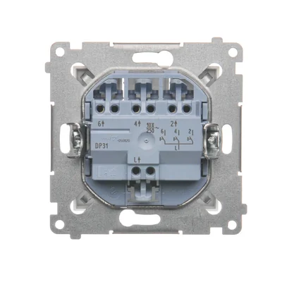SIMON 54 Трикнопка (модуль) 10AX 250V біла