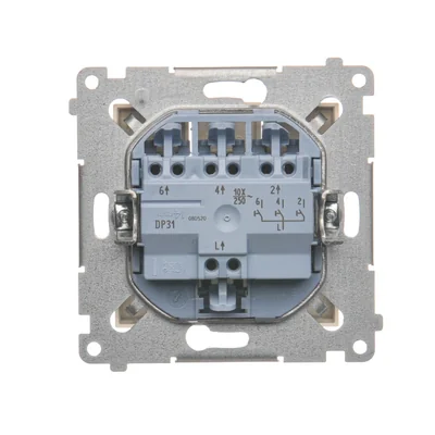 SIMON 54 Triple button (module) 10AX 250V quick connectors cream