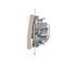 SIMON 54 Triple button with backlight (module) 10AX 250V quick connectors cream