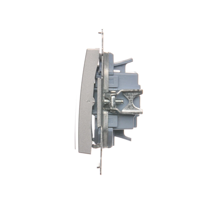 SIMON 54 Triple connecteur (module) 10AX 230V argent mat
