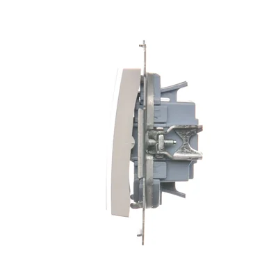 SIMON 54 Triple connecteur (module) 10AX 250V, connecteurs rapides, blanc