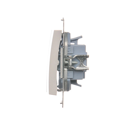 SIMON 54 Triple connector (module) 10AX 250V, quick connectors, white