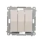 SIMON 54 Triple connector (module) 10AX 250V, quick connectors, white
