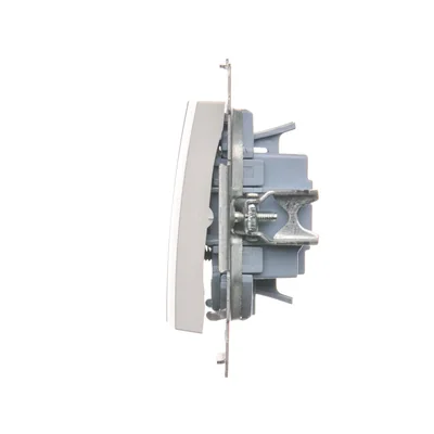 SIMON 54 Trojtlačítko (modul) 10AX 250V rychlospojky bílé