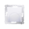 SIMON 54 White cable outlet