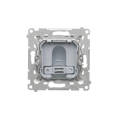 SIMON 54 White cable outlet