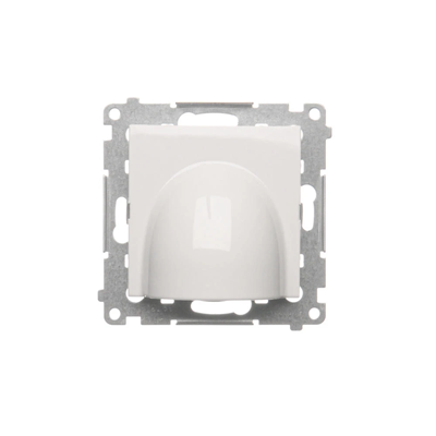 SIMON 54 White cable outlet