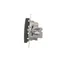 Simon 54 WMDA-01100z-049 Presa terminale per antenna R-TV per prese passanti (modulo); nera