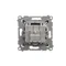 Simon 54 WMDA-01100z-049 R-TV Terminal de toma para tomas de paso (módulo); negro