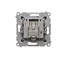 Simon 54 WMDA-03018x-049 Terminal/terminateur de prise d'antenne R-TV-SAT (module) ; noir