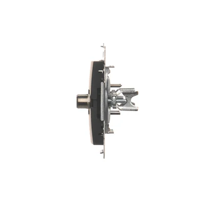 Simon 54 WMDA-050xxx-049 Double F-type antenna socket (module). For individual installations; black