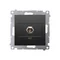 Simon 54 WMDA-05xxxx-049 Prise (module) pour antenne SAT simple. Pour installations individuelles ; noir