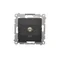 Simon 54 WMDA-05xxxx-049 Single SAT antenna socket (module). For individual installations; black