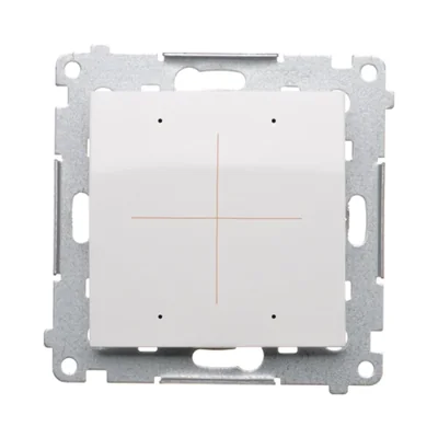 Simon 54 WMDC-008N3P-011 Electronic switch/pushbutton 4-fold, for controlling 4 circuits (module); white