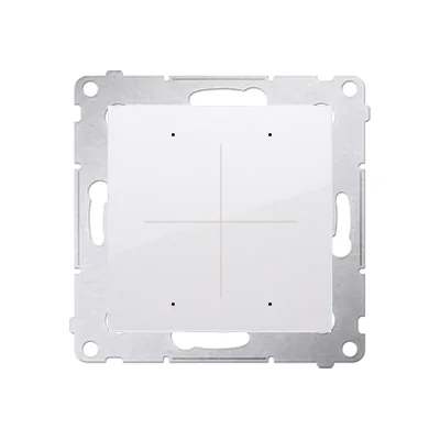 Simon 54 WMDC-008N3P-011 Elektronický spínač/tlačítko 4násobný, pro ovládání 4 obvodů (modul); bílý
