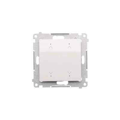Simon 54 WMDC-008N5P-011 Подвійний електронний вимикач/кнопка ролет (модуль) 230 В; білий