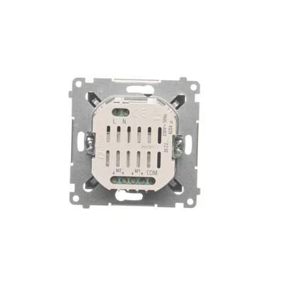 Simon 54 WMDC-008N5P-046 Interrupteur/bouton électronique double pour volet roulant (module) 230 V ; marron mat