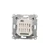 Simon 54 WMDC-008N5P-048 Interrupteur/bouton électronique double pour volet roulant (module) 230 V ; anthracite