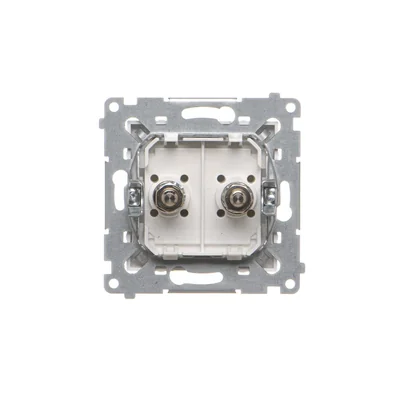 Simon 54 WMDE-012000-011 Gniazdo ekwipotencjalne podwójne (moduł); biały