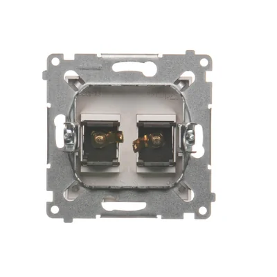 Simon 54 WMDG-010002-046 Single loudspeaker socket (module). Output wire cross-section up to 6 mm2; matte bronze