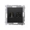 Simon 54 WMDH-01xxx1-049 HDMI + conector RJ45 Cat.6 (módulo); negro
