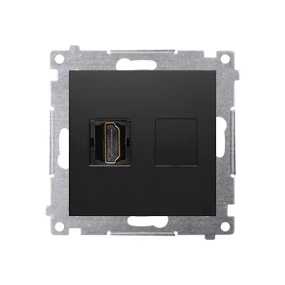 Simon 54 WMDH-0XXXX1-049 Conector HDMI (módulo); negro