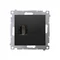 Simon 54 WMDH-0XXXX1-049 Gniazdo HDMI (moduł); czarny