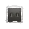 Simon 54 WMDH-0XXXX2-049 Doppia presa HDMI (modulo); nero