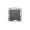 Simon 54 WMDK-0601xx-049 Einzelne SC/APC-Glasfasersteckdose (Modul); Schwarz