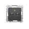 Simon 54 WMDK-0602xx-049 Fiber Optic/Optical Dual SC/APC Socket (Module); Black