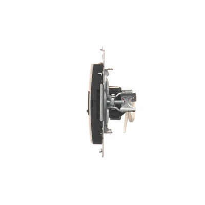 Simon 54 WMDK-0610xx-049 Presa singola per computer RJ45 categoria 6 con otturatore antipolvere (modulo); nera