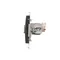 Simon 54 WMDK-0640xx-049 Doppia presa RJ45 per computer, categoria 6, schermata con otturatore antipolvere (modulo); nera
