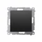 Simon 54 WMDL-010x2x-049 Interruttore unipolare (modulo) 16AX, 250V~, morsetti a vite; nero