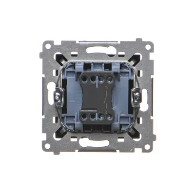 Simon 54 WMDL-010x2x-049 Single-pole switch (module) 16AX, 250V~, screw terminals; black