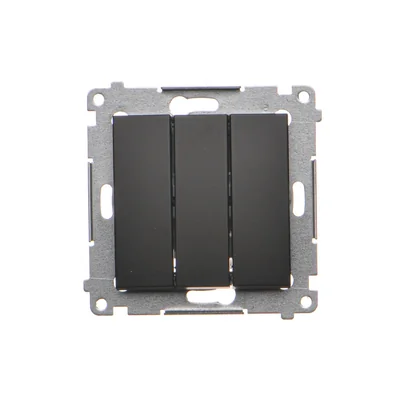 Simon 54 WMDL-031xxx-049 Triple switch (module) 10AX, 250V~, quick connectors; black