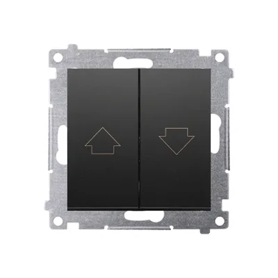 Simon 54 WMDL-040xxx-049 Roller shutter button (module) 10AX, 250V~, quick connectors; black