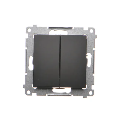 Simon 54 WMDL-050x2x-049 Candle switch (module) 16AX, 250V~, screw terminals; black