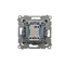 Simon 54 WMDL-050xxx-049 Candle switch (module) 10AX, 250V~, quick connectors; black