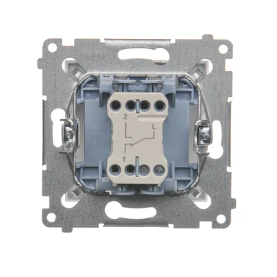 Simon 54 WMDL-0600xx-011 Staircase switch without pictogram (module) 10AX, 250V~, quick connectors; white