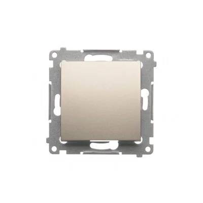 Simon 54 WMDL-0600xx-044 Interruptor de escalera sin pictograma (módulo) 10AX, 250V~, conectores rápidos; oro mate