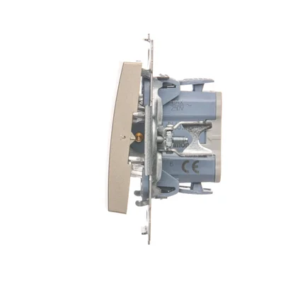 Simon 54 WMDL-0600xx-044 Interruptor de escalera sin pictograma (módulo) 10AX, 250V~, conectores rápidos; oro mate