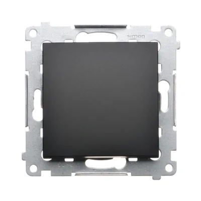 Simon 54 WMDL-0600xx-049 Interruttore per scale senza pittogrammi (modulo) 10AX, 250V~, connettori rapidi; nero